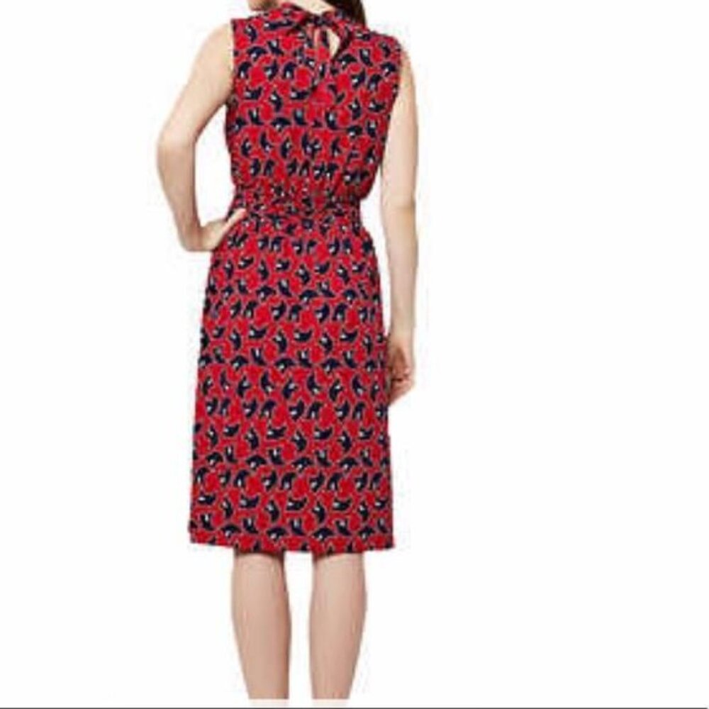 Leota Womens Aria Dress (Red, Large) - Picture 3 of 3